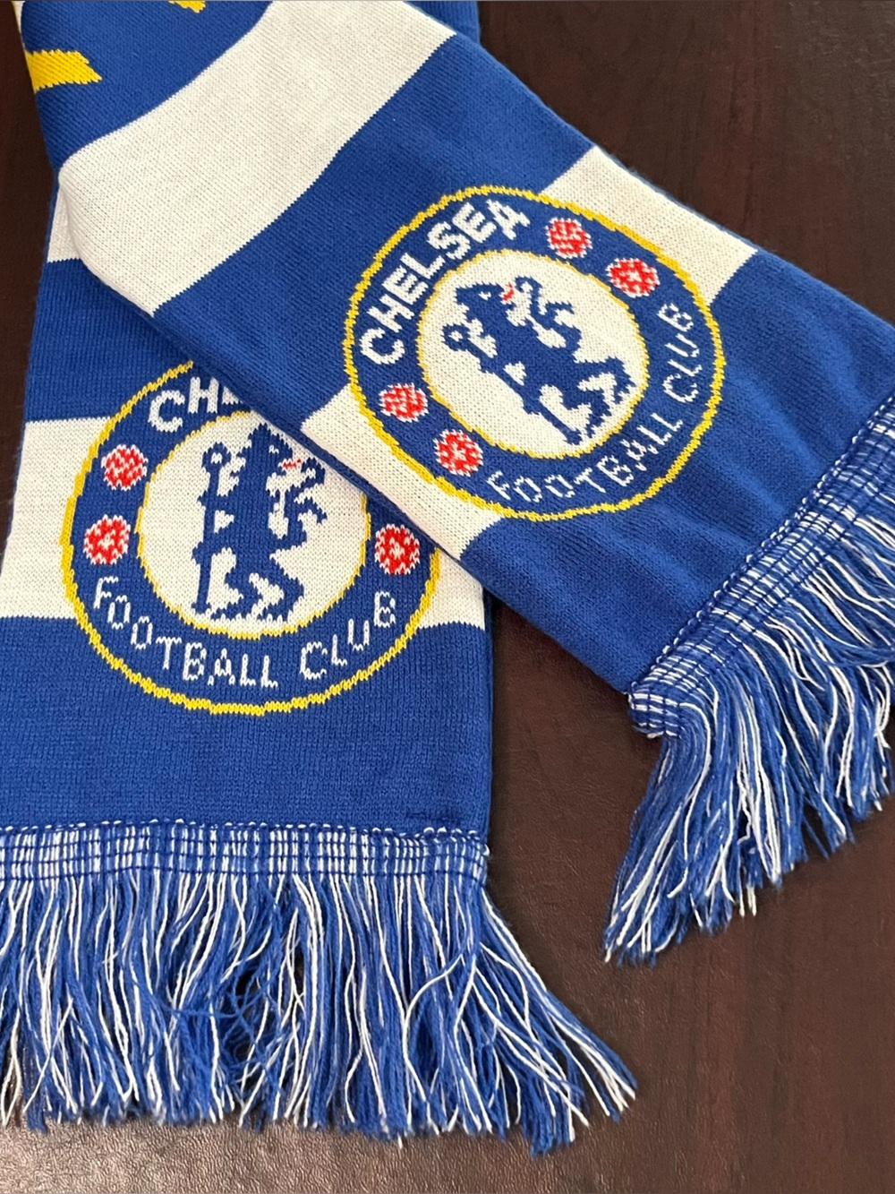 Chelsea Football Club Blue & White Supporter Scarf